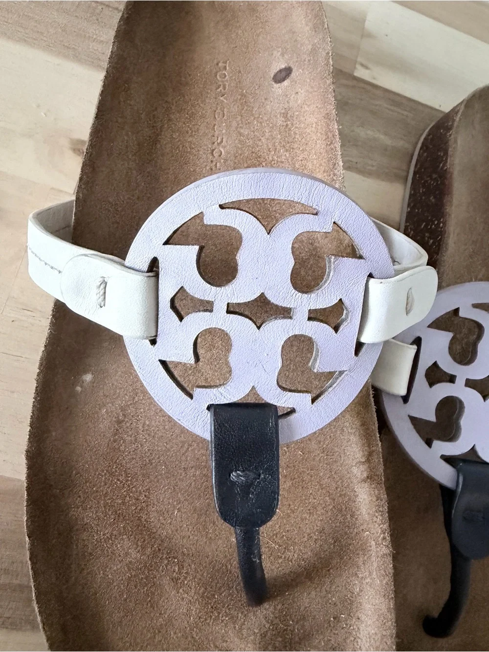 Tory Burch Miller Cloud Sandal Spring Lavender/Perfect Black/New Ivory